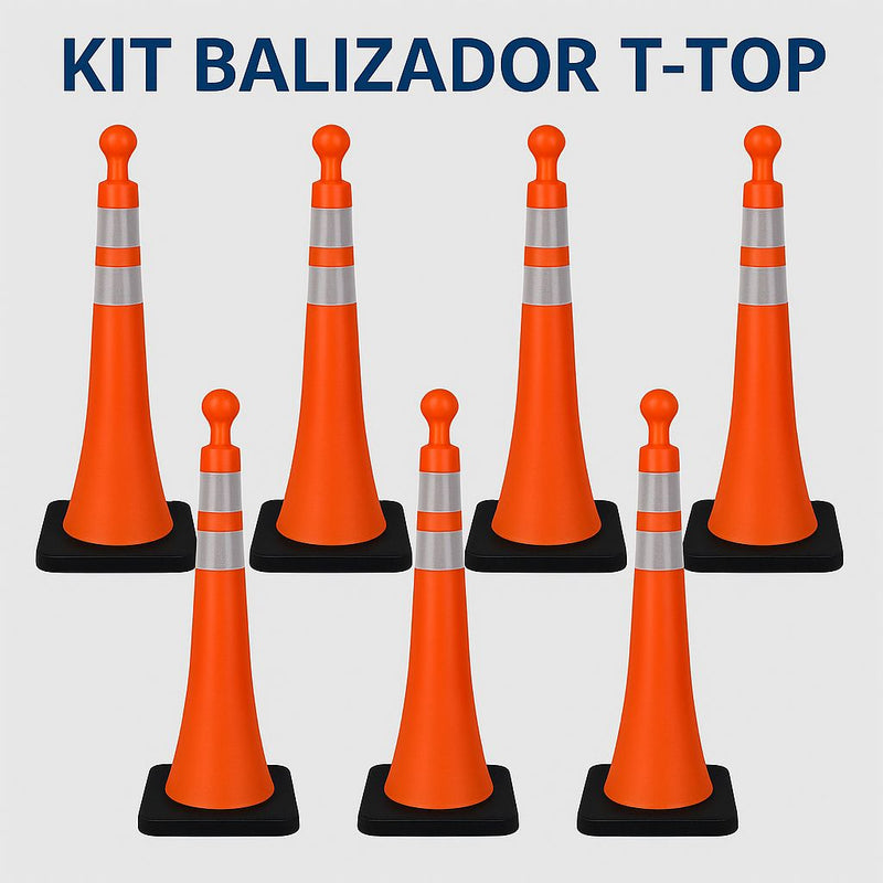Kit Com 100 Unidades Balizador T-TOP - Virtual Viária (Cópia)