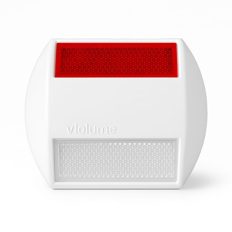 Tacha Refletiva Injetada Vialume® – Super Luminosidade, Ultra Resistência e Instalação Fácil